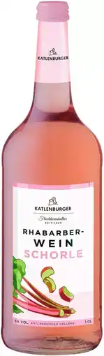 Kaufland Katlenburger Rhabarber Wein Schorle Angebot