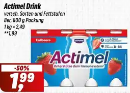 Simmel Actimel Drink Angebot