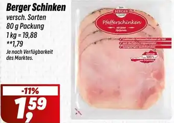 Simmel Berger Schinken Angebot