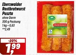Simmel Eberswalder Rostbratwurst Puszta Angebot