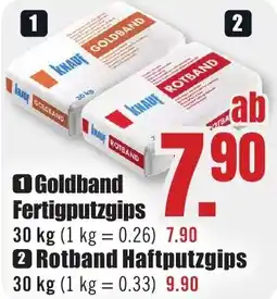 B1 Discount Baumarkt KNAUF Goldband Fertigputzgips Angebot