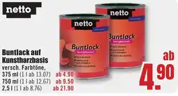B1 Discount Baumarkt Netto Buntlack auf Kunstharzbasis Angebot