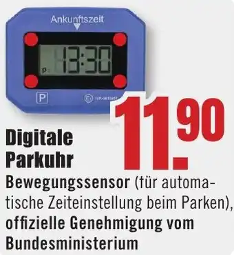 B1 Discount Baumarkt Digitale Parkuhr Angebot