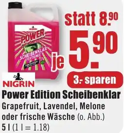 B1 Discount Baumarkt NIGRIN Power Edition Scheibenklar Angebot
