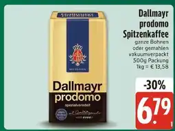 Edeka Xpress Dallmayr prodomo spitzenkaffee Angebot