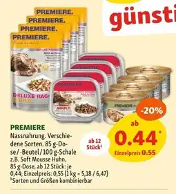 Fressnapf Premiere deluxe ragout adult Angebot