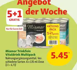 Fressnapf Miamor trinkfein vitaldrink multipack Angebot