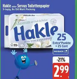 Edeka Xpress Hakle hakle oder servus toilettenpapier Angebot