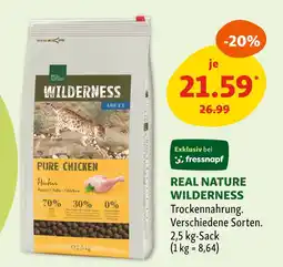 Fressnapf Real nature wilderness Angebot