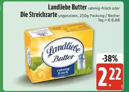 Edeka Xpress Landliebe butter oder die streichzarte Angebot