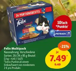 Fressnapf Felix felix multipack Angebot