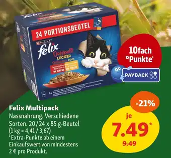 Fressnapf Felix felix multipack Angebot
