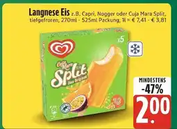 Edeka Xpress Langnese eis Angebot