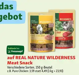 Fressnapf Real nature wilderness meat snack Angebot