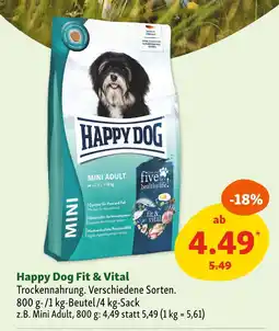 Fressnapf Happy dog fit & vital Angebot