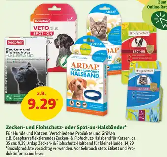 Fressnapf Beaphar zecken- und flohschutz- oder spot-on-halsbänder Angebot