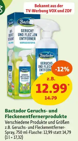 Fressnapf Bactador geruchs- und fleckenentfernerprodukte Angebot