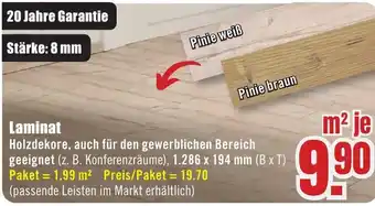 B1 Discount Baumarkt Laminat Angebot
