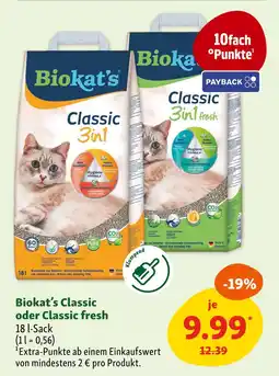 Fressnapf Biokat's classic Angebot