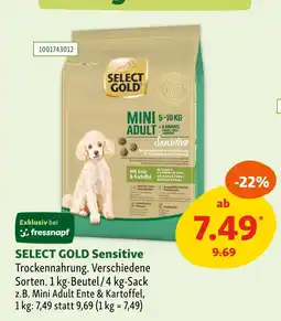 Fressnapf Select gold sensitive Angebot