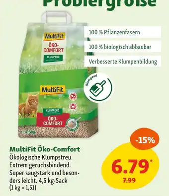 Fressnapf Multifit öko-comfort Angebot