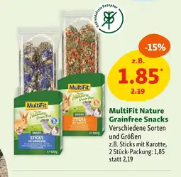 Fressnapf Multifit nature grainfree snacks Angebot