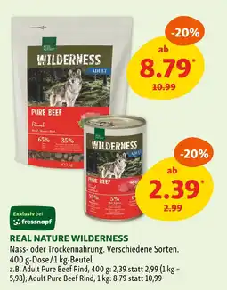 Fressnapf Real nature wilderness Angebot
