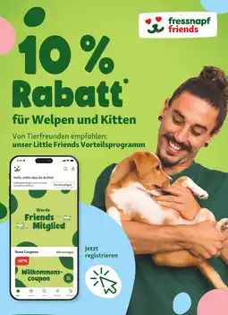 Fressnapf Fressnapf friends 10 % rabatt Angebot