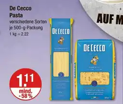 V Markt De cecco pasta Angebot