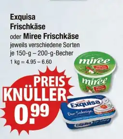 V Markt Exquisa exquisa frischkäse oder miree frischkäse Angebot