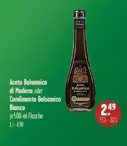 V Markt Aceto balsamico di modena oder condimento balsamico bianco Angebot