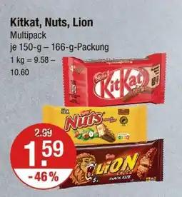 V Markt Nestlé kitkat, nuts, lion Angebot
