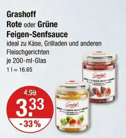 V Markt Grashoff rote feigen-senfsauce Angebot