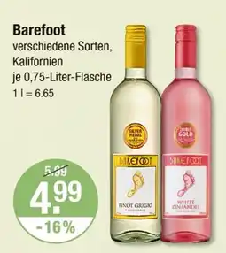 V Markt Barefoot pinot grigio Angebot