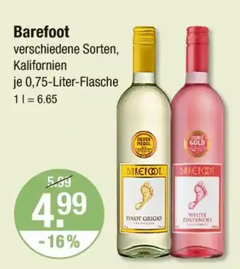 V Markt Barefoot pinot grigio Angebot