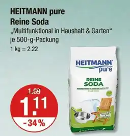 V Markt Heitmann reine soda Angebot