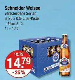 V Markt Schneider weisse schneider weisse Angebot