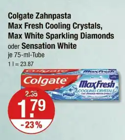 V Markt Colgate max fresh cooling crystals Angebot