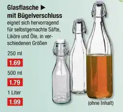 V Markt Glasflasche mit bügelverschluss Angebot