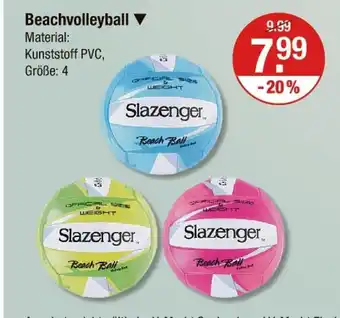 V Markt Slazenger beachvolleyball Angebot