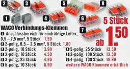B1 Discount Baumarkt WAGO Verbindungs-Klemmen Angebot
