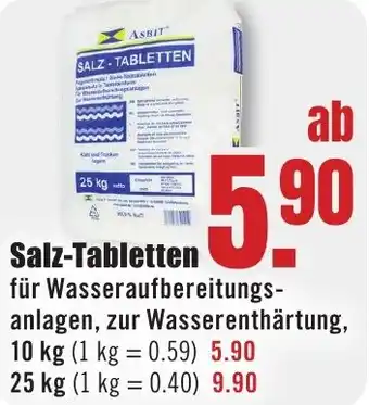 B1 Discount Baumarkt Salz-Tabletten Angebot