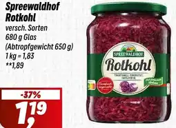 Simmel Spreewaldhof Rotkohl Angebot