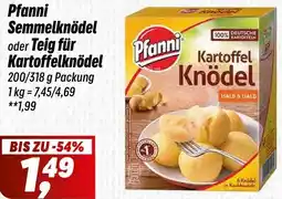 Simmel Pfanni Semmelknödel oder Teig für Kartoffelknödel Angebot