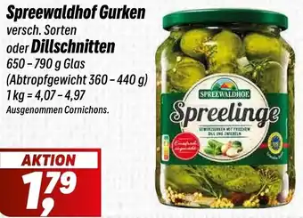 Simmel Spreewaldhof Gurken oder Dillschnitten Angebot