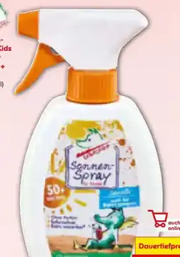 Netto Marken-Discount Tabaluga Kids Sonnenspray LSF 50+ Angebot