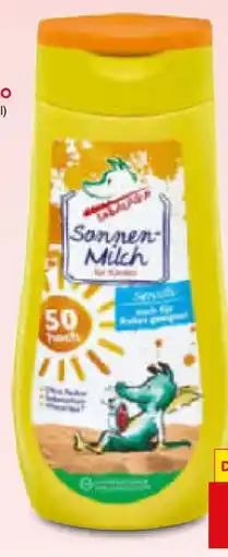 Netto Marken-Discount Tabaluga Kinder Sonnenmilch LSF 50 Angebot