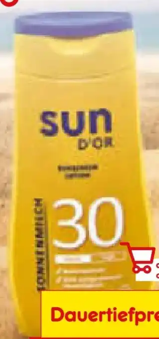 Netto Marken-Discount Sun D'Or Sonnenmilch LSF 30 Angebot