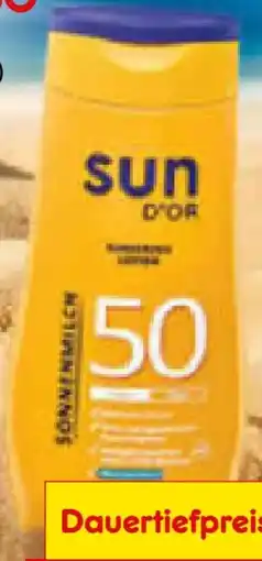 Netto Marken-Discount Sun D'Or Sonnenmilch LSF 50 Angebot
