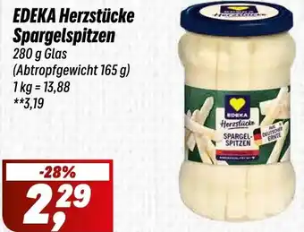 Simmel EDEKA Herzstücke Spargelspitzen Angebot